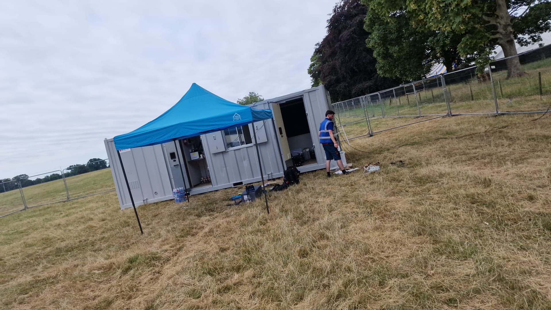 HTG WiFi cabin operational as on-site NOC and base of operations