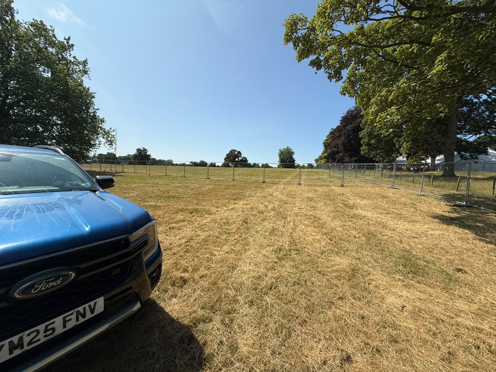 Deershed Festival 2026 site with stage taking shape